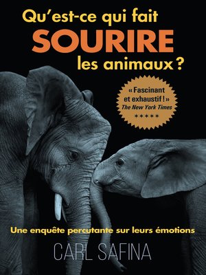 cover image of Qu'est-ce qui fait sourire les animaux ?